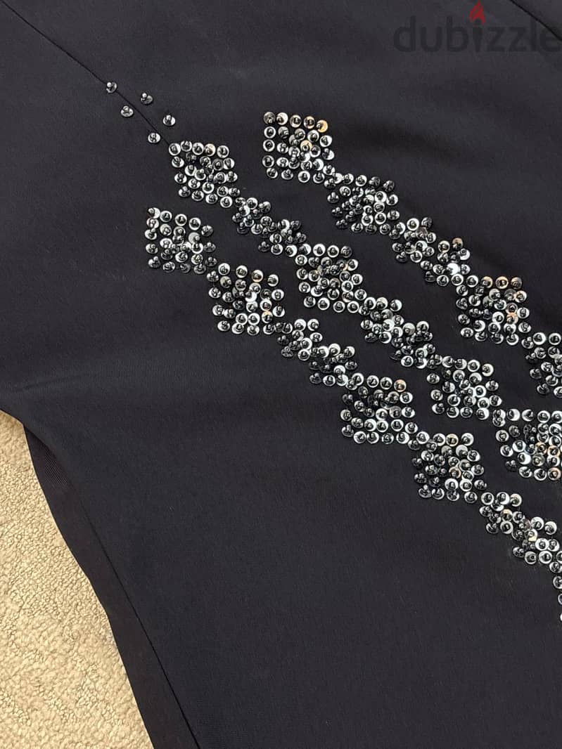 54" Navy blue abaya 3