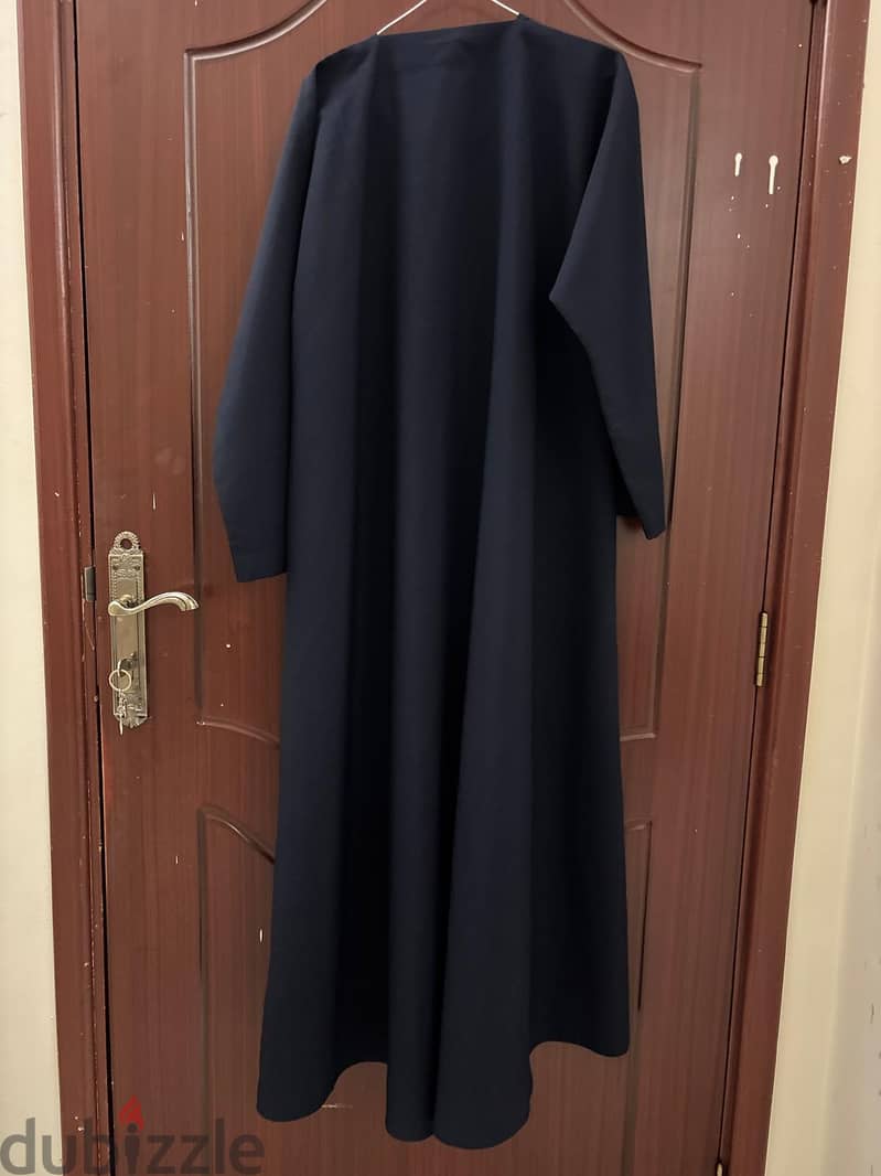 54" Navy blue abaya 5