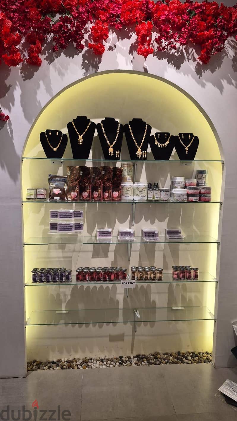 artificial gold jewellery and display counter for sell 1