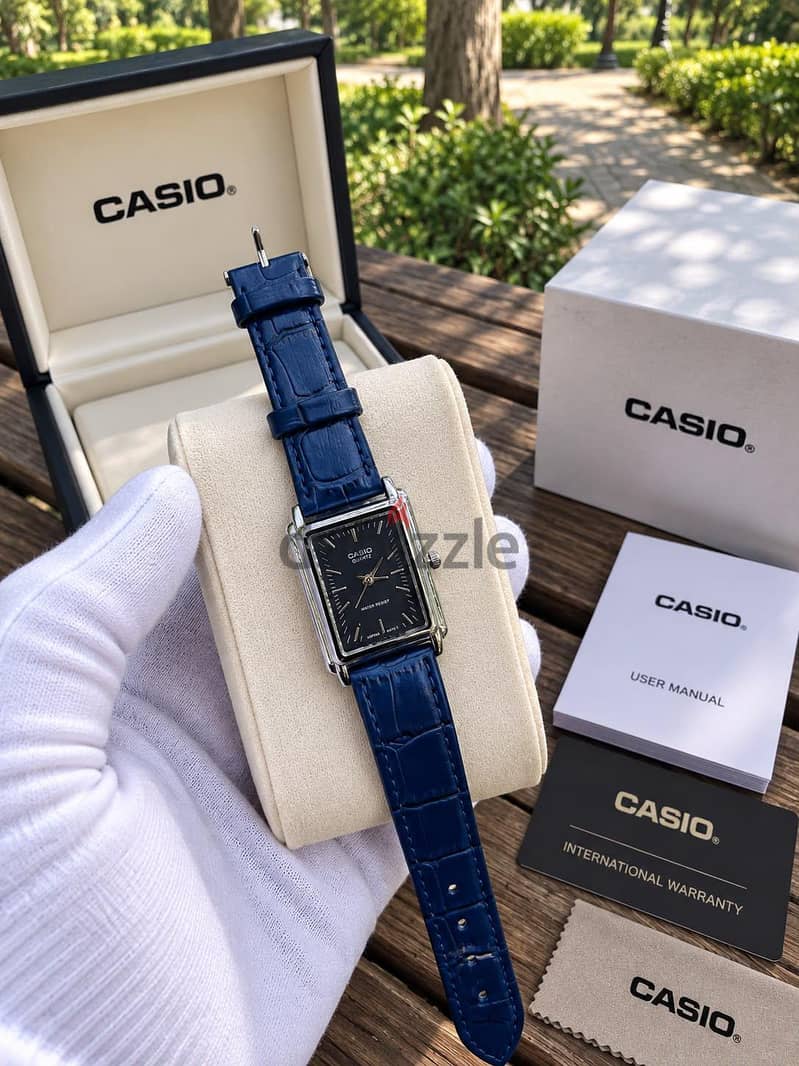 casio leather ladies watch collections 2