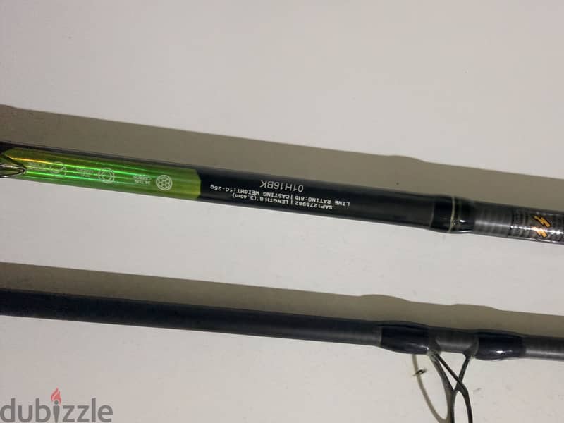 Shakespeare Sigma 8ft Spinning Fishing Rod – 3 Piece with Bag 1