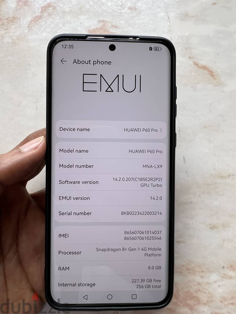 Huawei P60 Pro - 256 GB - call 9437 8706 1