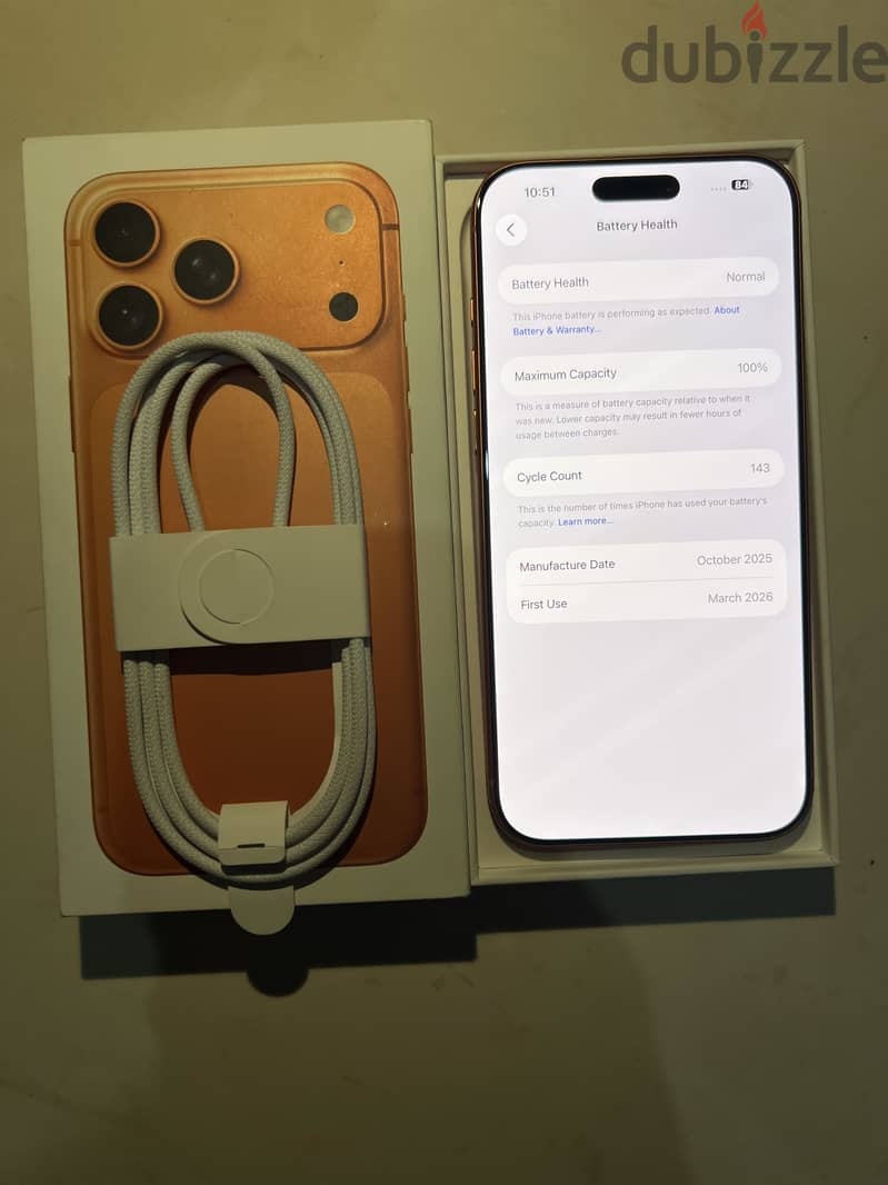 iPhone 17 Pro Max 256 GB-100% battery - 5 month Apple warranty 1