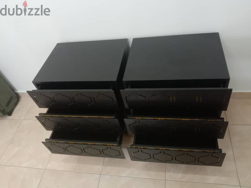 Single Bed With Mattress 2Side Table & Iron Stand Good Condition 1