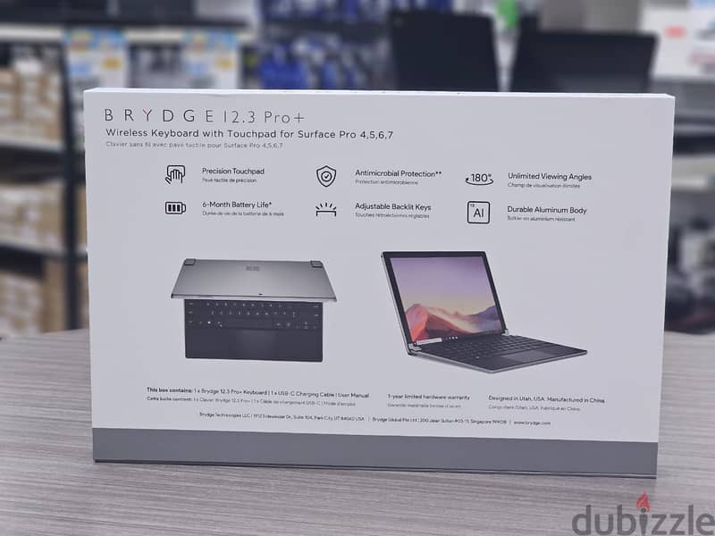 Brand New Brydge Surface Keyboard in Oman | Touchpad 1