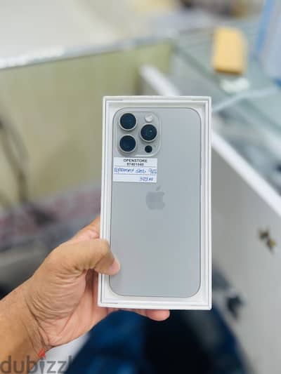 Apple - iPhone 16 Pro Max -256 GB - Box piece- Fine device ايفون
