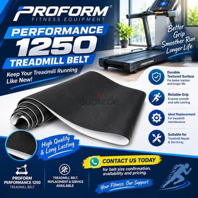 perform treadmill belt