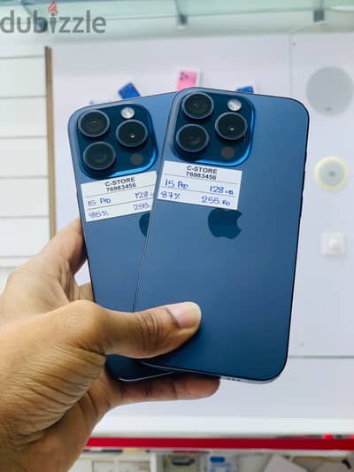 Apple - iPhone 15 Pro -128 GB - Good working device ايفون
