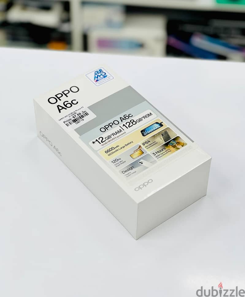 Brand New Oppo A6c Mobile in Oman | 12GB/128GB | Call: 94333521 1