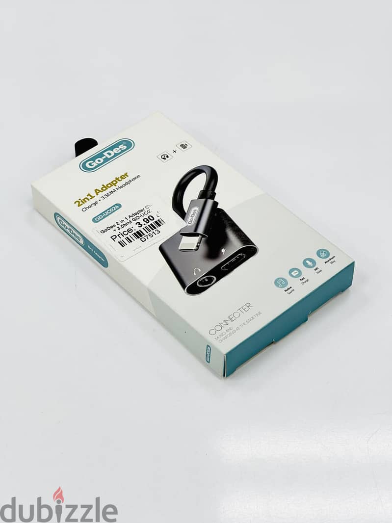 Brand New GoDes 2-in-1 Adapter in Oman | Multitasking | Call: 94333521 1