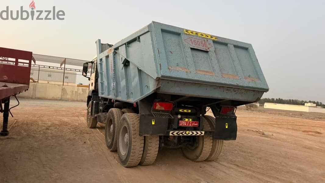 Tipper truck available for rent. 2