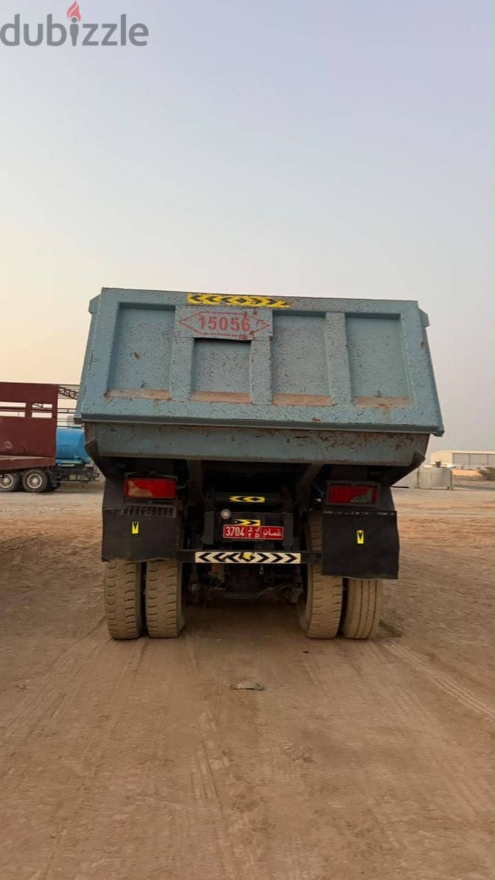 Tipper truck available for rent. 4