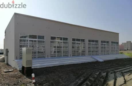 For Rent | 6 Commercial Shops with Staff Rooms in Muwailah, Sohar