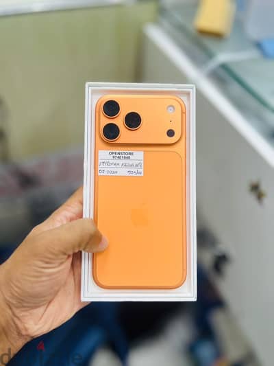 Apple - iPhone 17 Pro Max -512 GB - Box piece- Nice performance ايفون