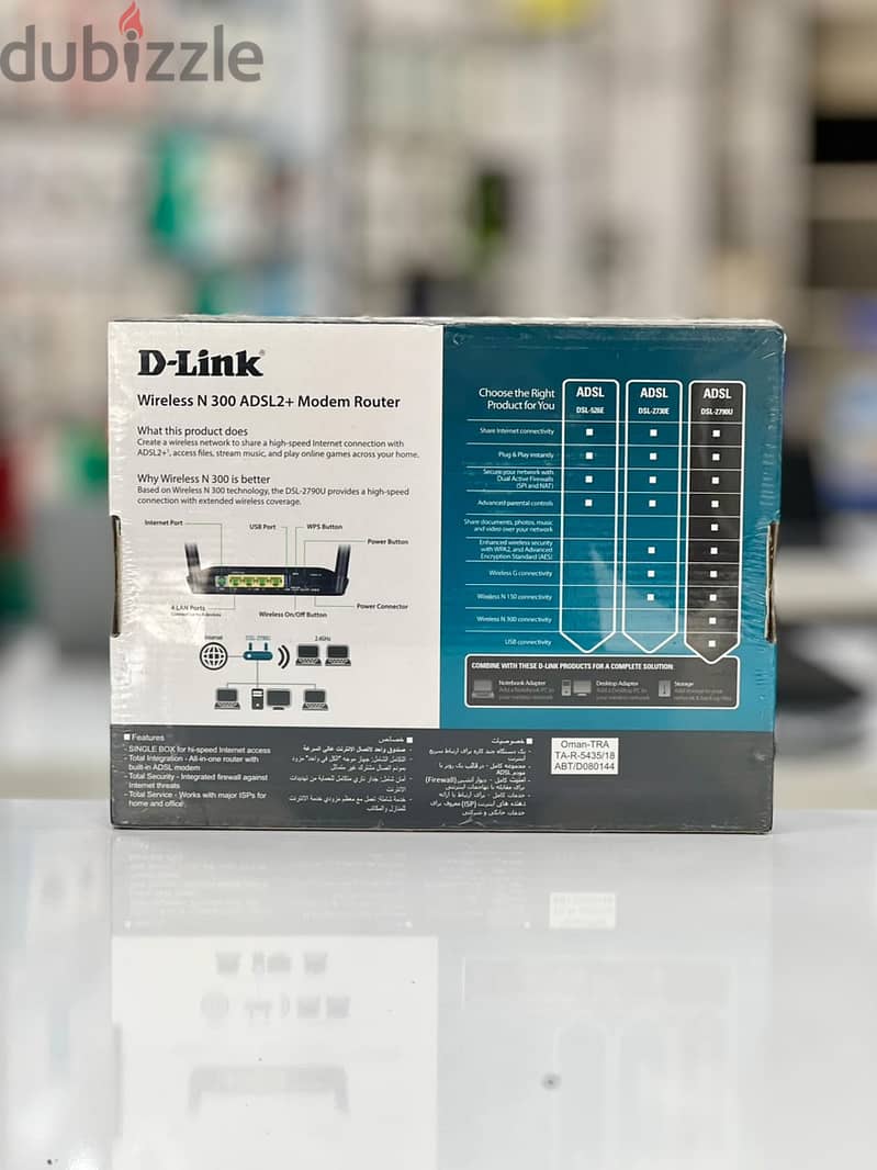 Brand New D-Link DSL-2790U Router in Oman | Wireless Coverage | Call: 79997506 1