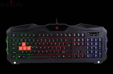 Gaming Keyboard - Bloody (A4Tech) with Red WASD & RGB Backlighting