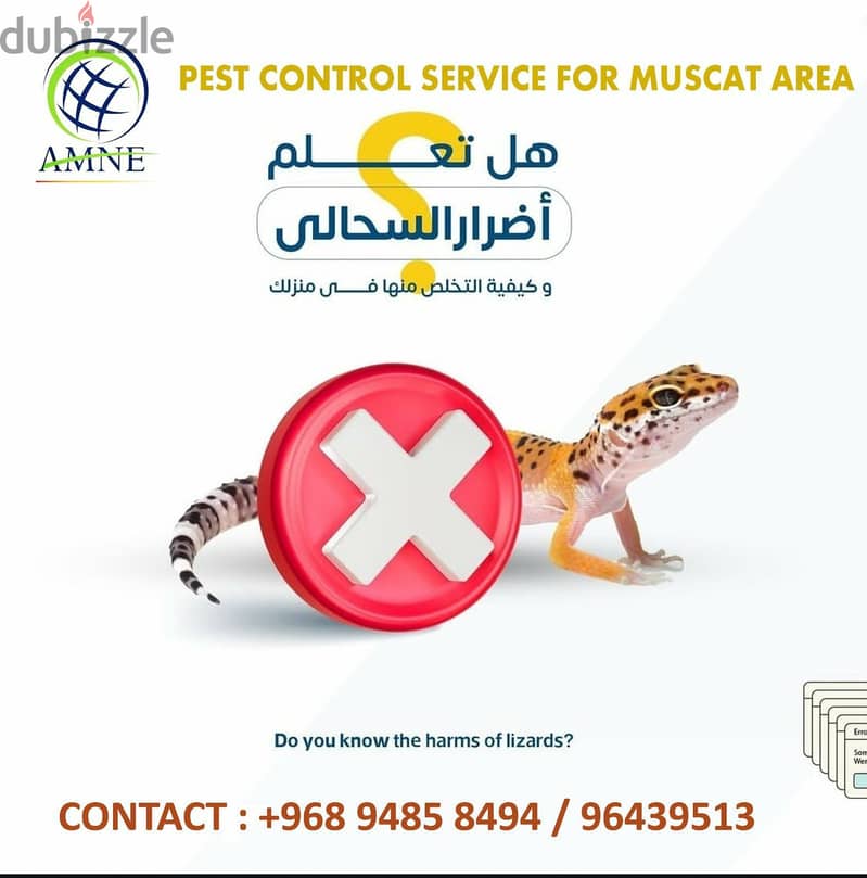 Professional & Guaranteed Pest Control Services in Muscat | Fast&Safe 1