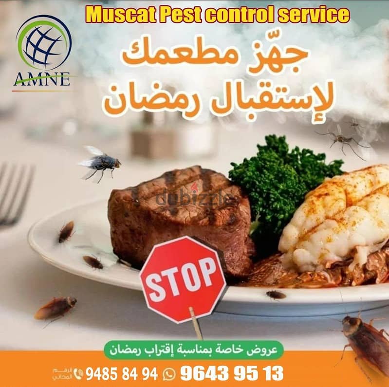 Professional & Guaranteed Pest Control Services in Muscat | Fast&Safe 3