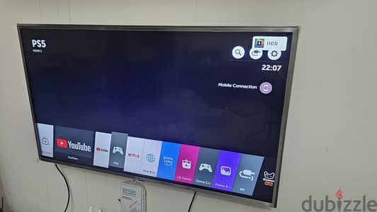 43 inch smart TV with box
