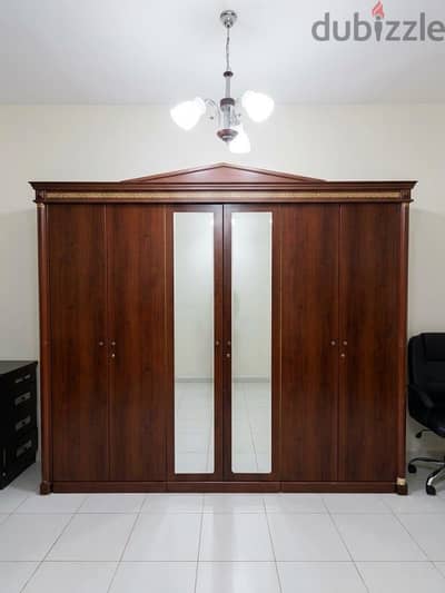 Large 6-Door Modular Wardrobe for Sale
