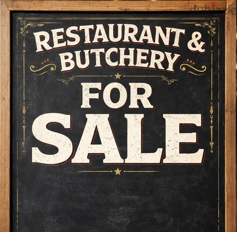 restaurant&butchery for sale مطعم وملحمة للبيع 1
