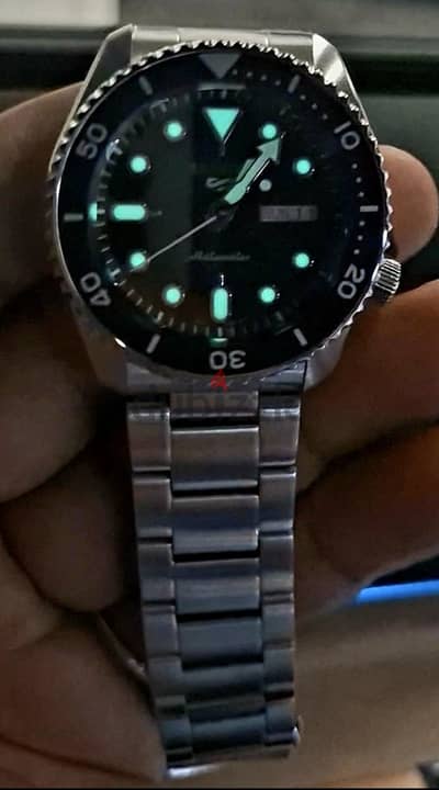 original seiko 5 watch automatic Glow in the dark With box