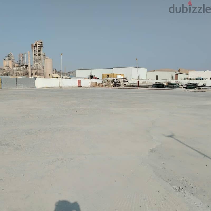 Industrial Yard for Rent in Oman – Spacious Open Storage Area 16