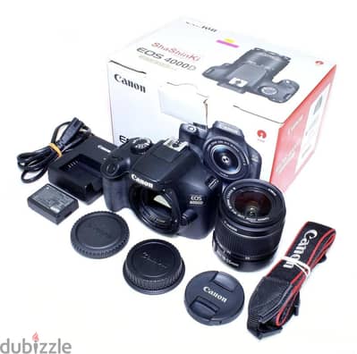 Canon EOS 4000D DSLR Camera – Full Kit – In Perfect Condition