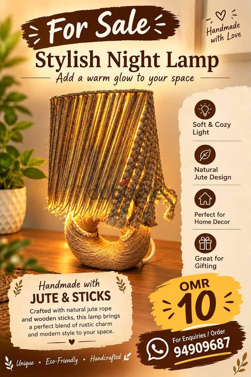 HANDMADE LANTERNS & LAMPS – FOR SALE 3