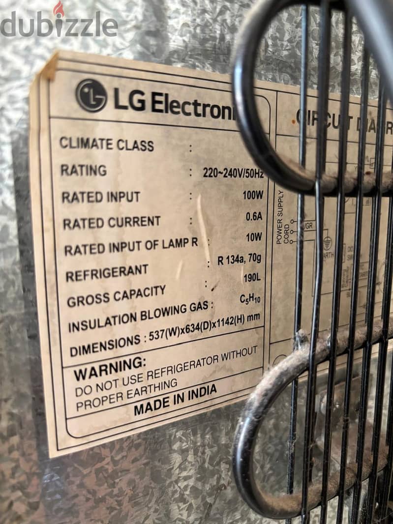 LG Refrigerator, Used like a new, good working condition 6