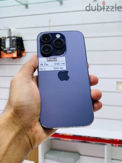Apple - iPhone 14 Pro -256 GB - Good performance ايفون