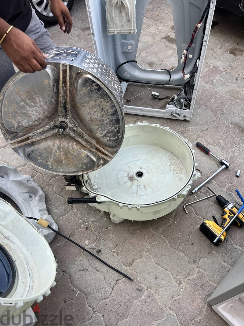 ac fredge and full automatic washing mashin 1