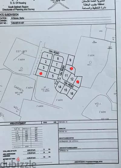 For Sale | Residential Plots in Barka Near Al Nu'man Mosque