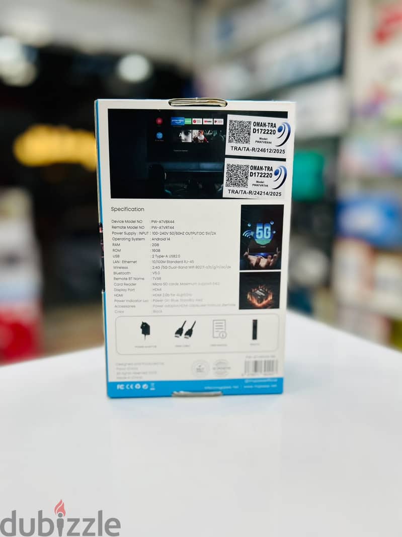 Brand New PAWA StreamX 4K TV Box in Oman | Voice Remote 1