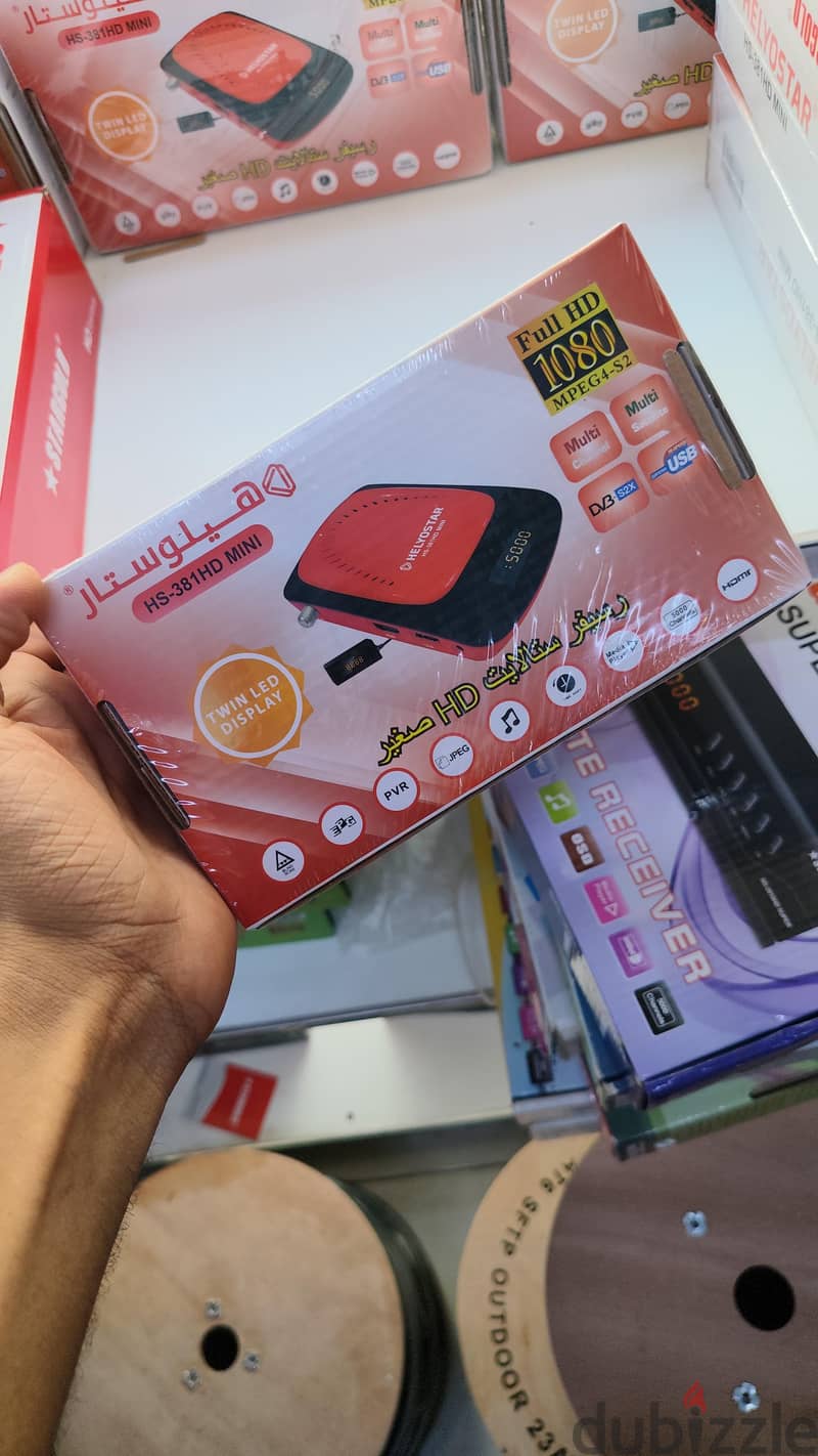 Tv receiver available with one year channels 5