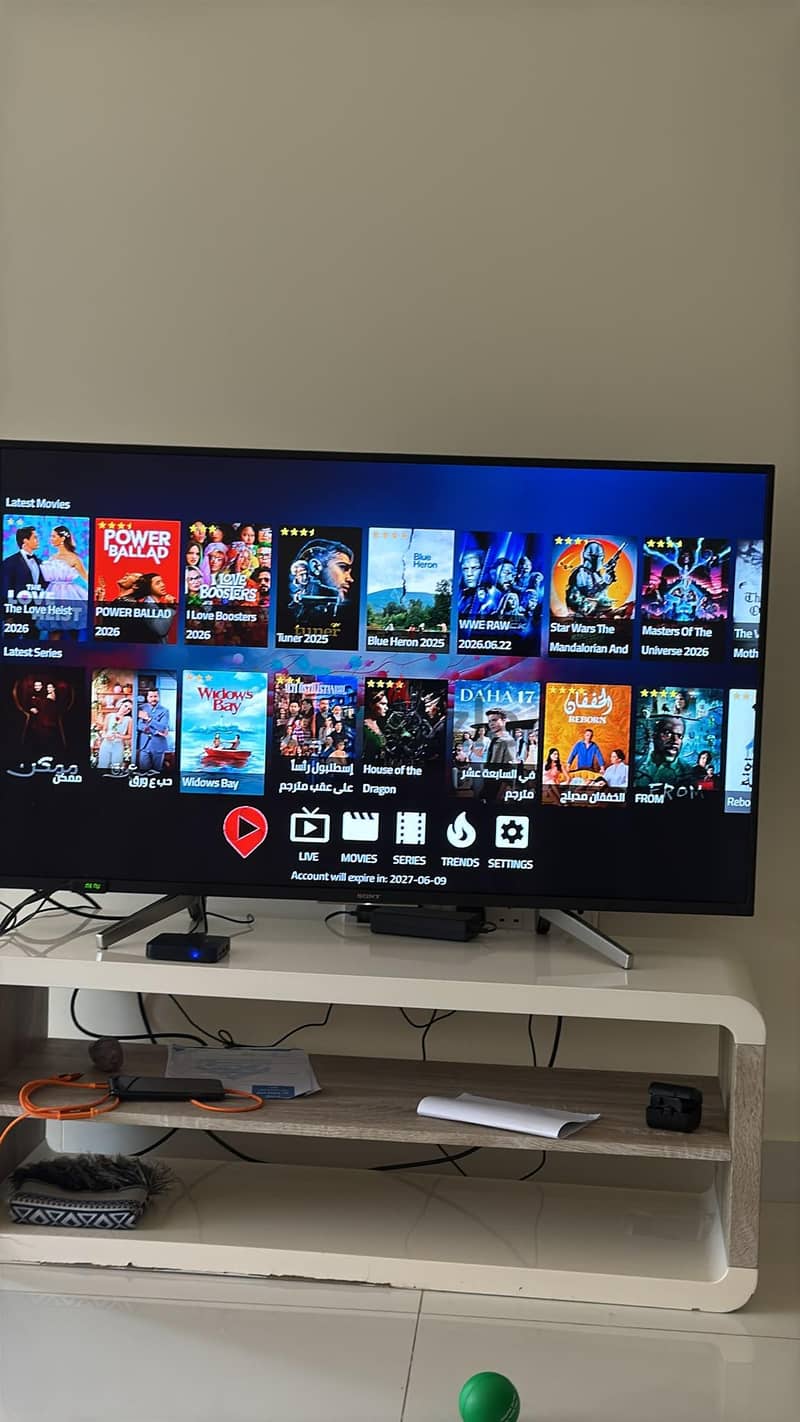 Tv receiver available with one year channels 8
