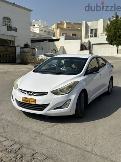 Lady driven Hyundai Elantra 2016 2.0 L Oman car