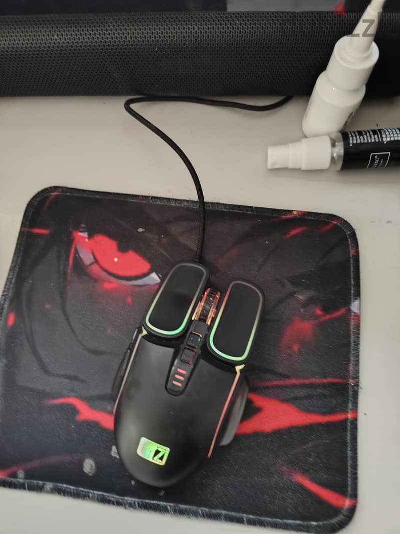 GAMING RGB KEYBOARD AND RGB MOUSE WITH MOUSE PAD 4