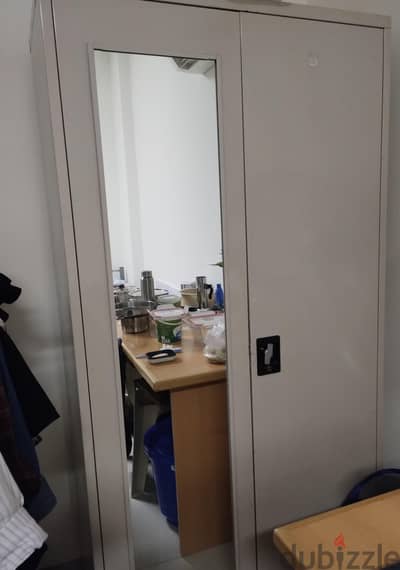 Steel Cupboard and Bed