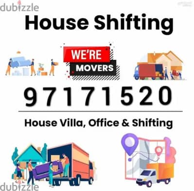 Provide Service House shifting Villas ,flats ,office ,wherehouse