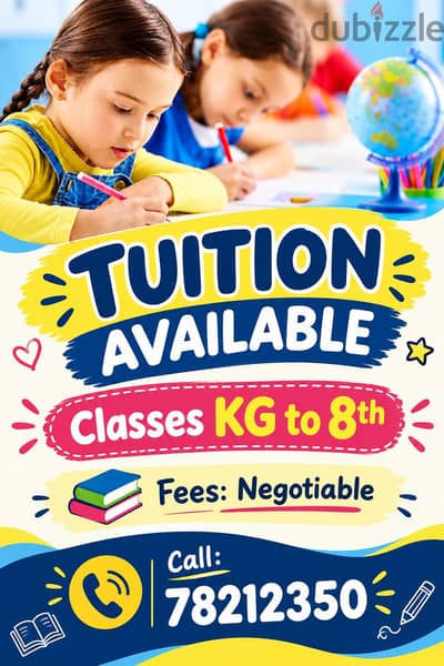 Tuition Classes Available