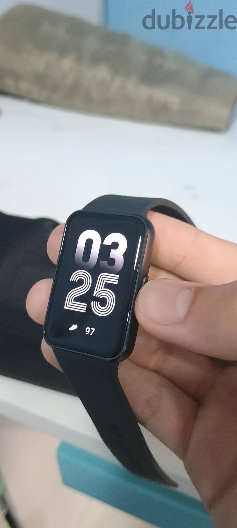(قابل للتفاوض) ساعة samsung Galaxy fit 3 نظيفة جدا مع كل الملحقات 4