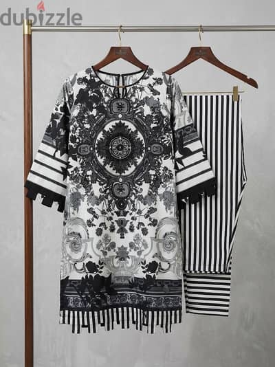 brand new lown outfit with hand work
