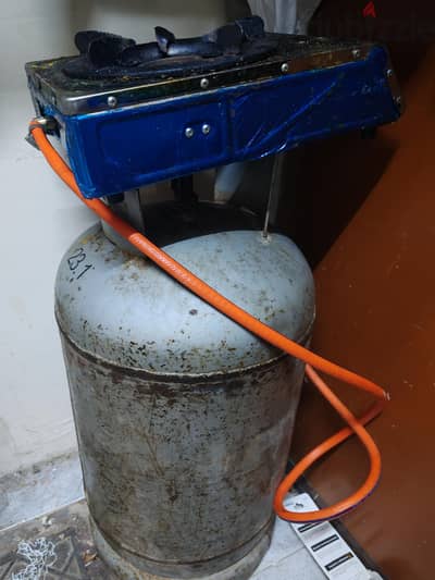 gas cylinder and stove