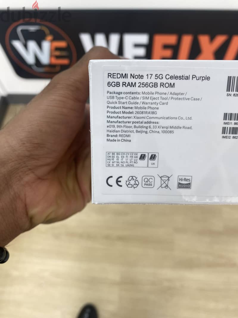 Xiaomi Redmi Note 17 5G, 7700mAh. 6.99 Amoled display 2