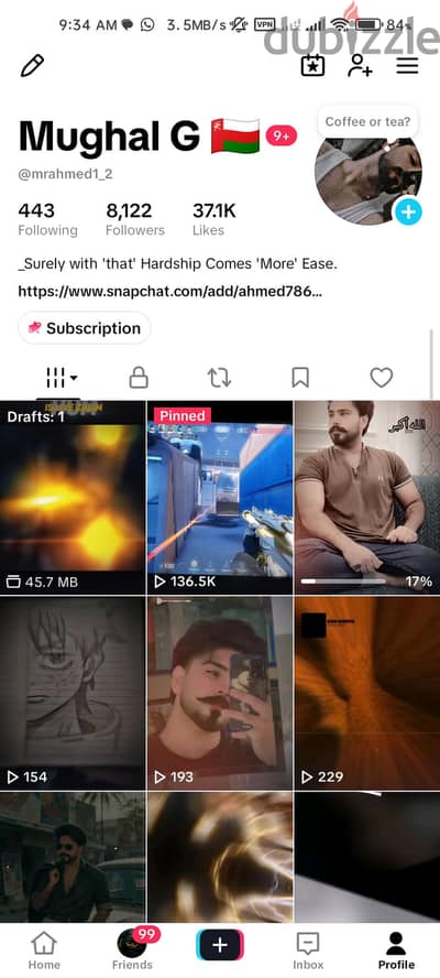 Tiktok Account