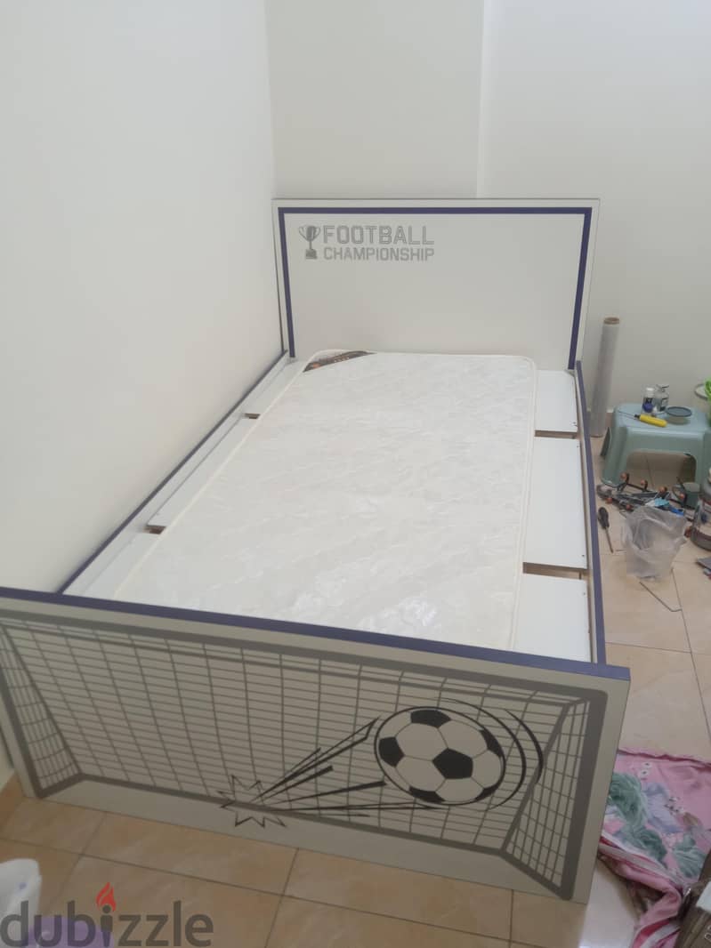 2 Single Bed With Mattress Good Condition Only 6Month Used 1