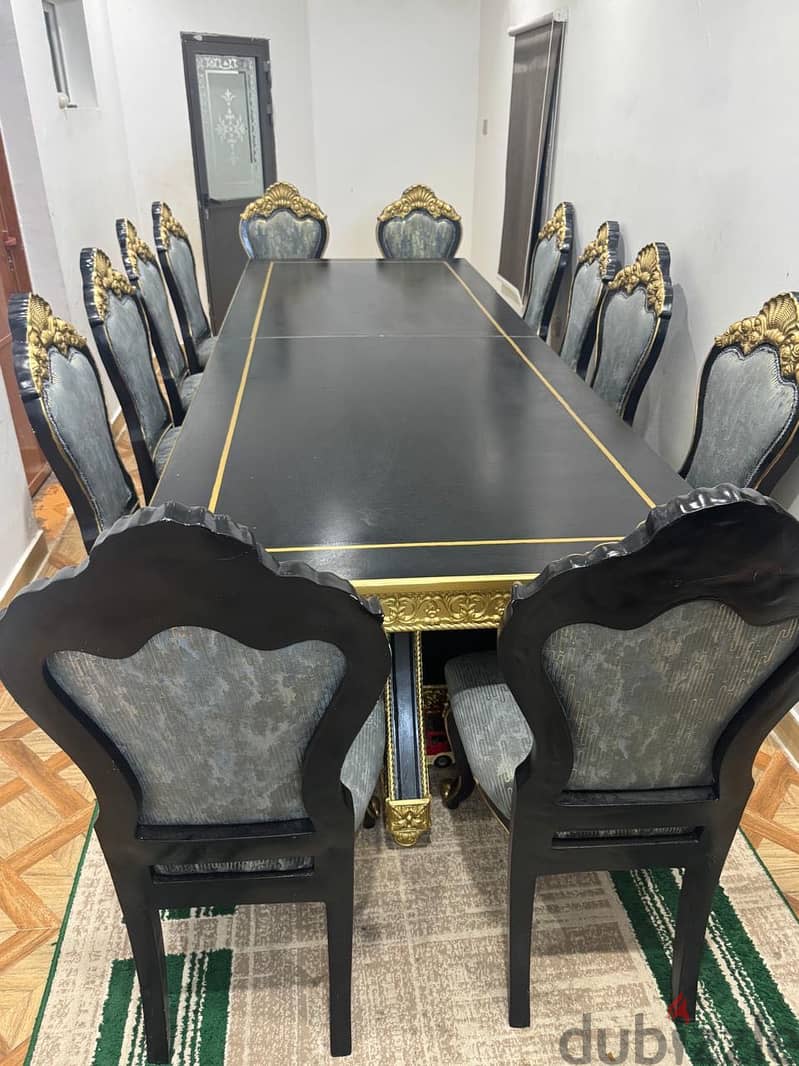 For sele  Dining table with 12 chairs 2