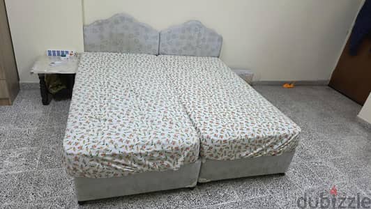 Raha Bronze Collection Bed For Sale (2 pieces)