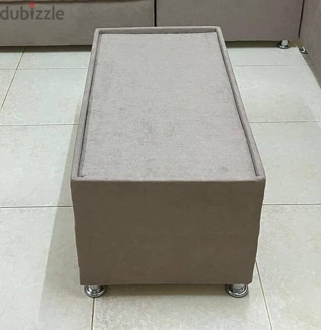 Freshly Refurbished 6+2 Majlis L-Shape Corner Sofa Set + Matching Ottoman Table (Pristine Condition) 3